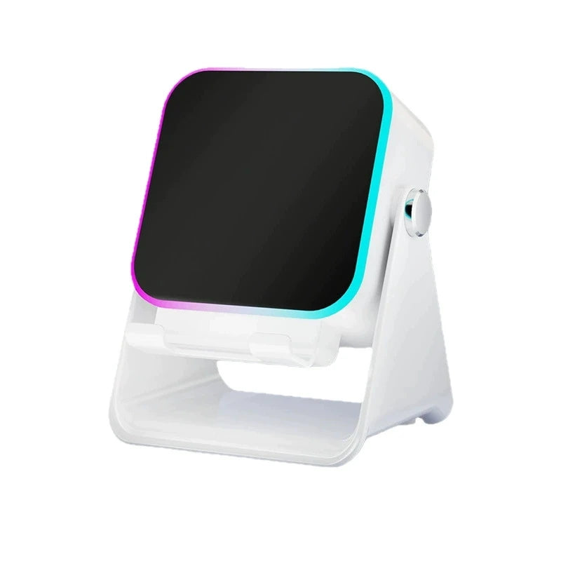 New  Wireless Sensor Speaker Phone Holder Desktop Stand with Atmosphere RGB Light Multifunctional Stereo Sound Wireless Speakers